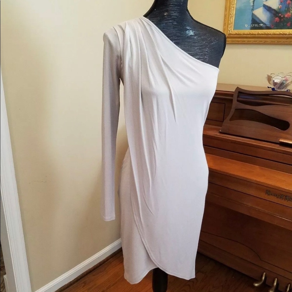 BCBG one shoulder dress